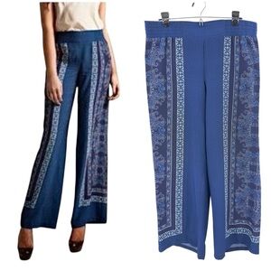 Vintage Cache Wide Leg Palazzo Pants Womens 12 Bandana Boho Western Indie Flowy